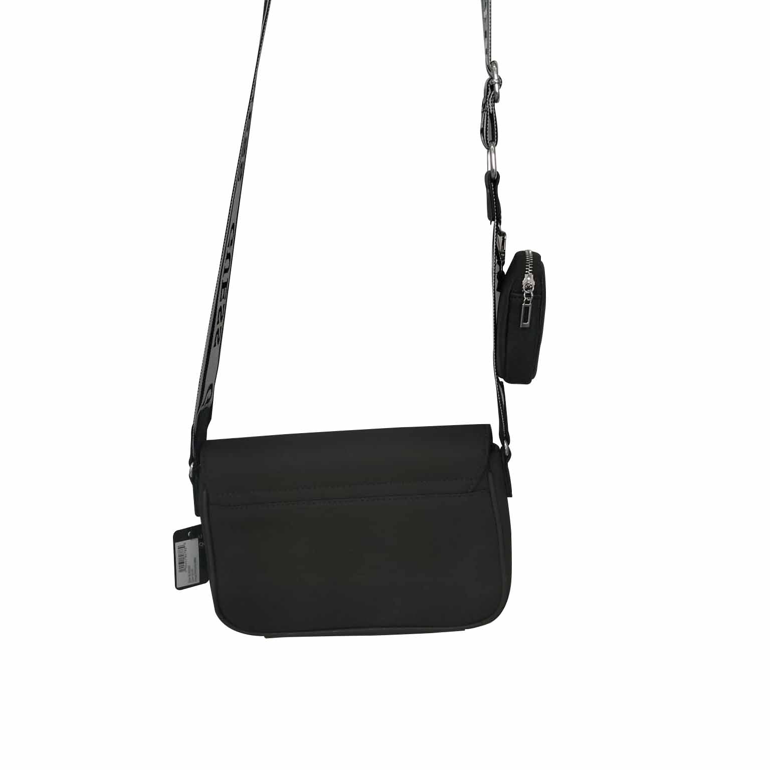 Bolsa Para Dama Guess Original Mini Crossbody Color Verde Olivo