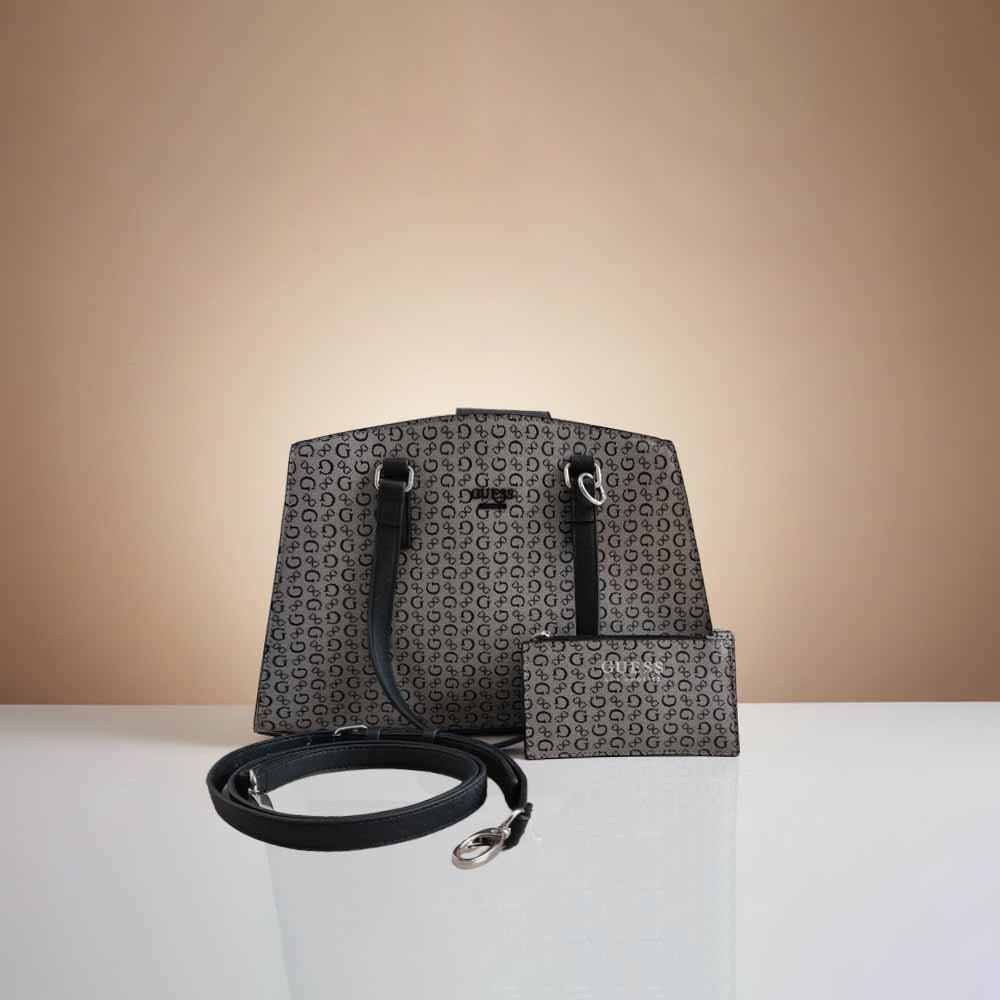Bolsa Dama Berlanti Guess Gris + Monedero