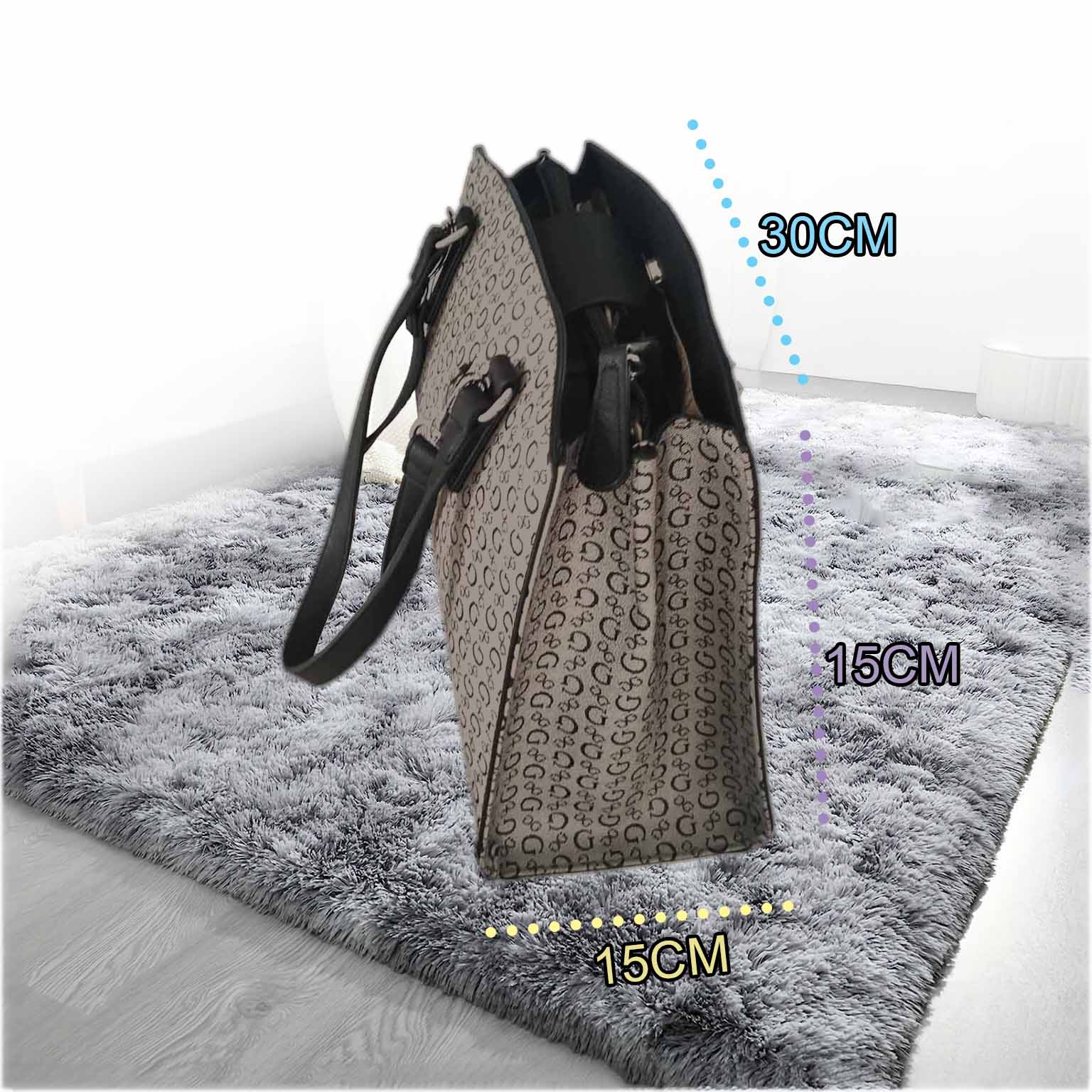 Bolsa Dama Berlanti Guess Gris + Monedero