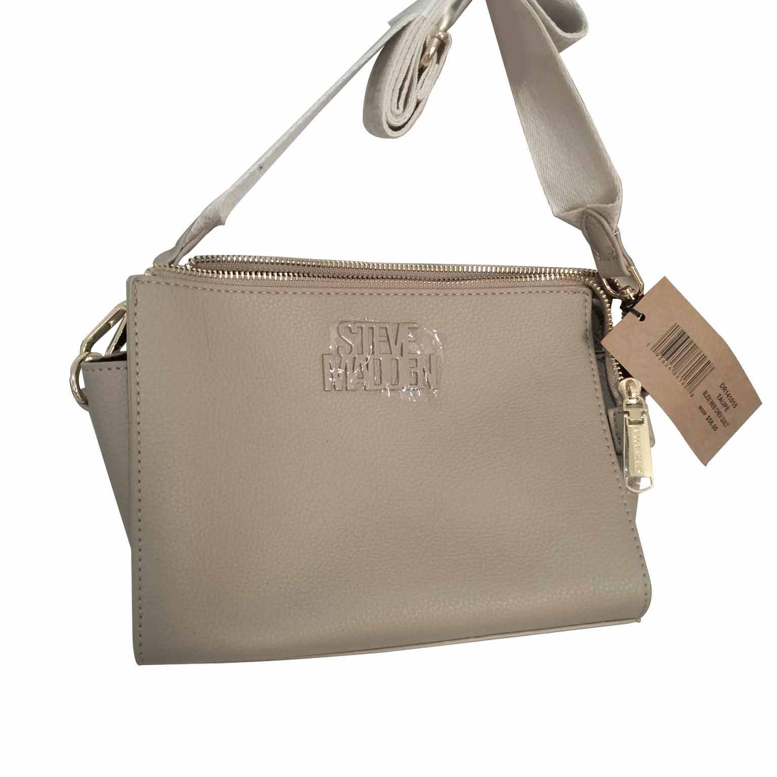 Bolsa Para Dama Steve Madden Original Modelo Satchel Beige