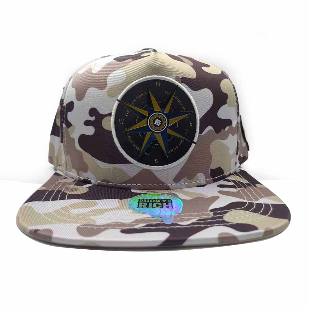 Gorra Camuflaje Con Brújula Edición Limitada Mr Kash