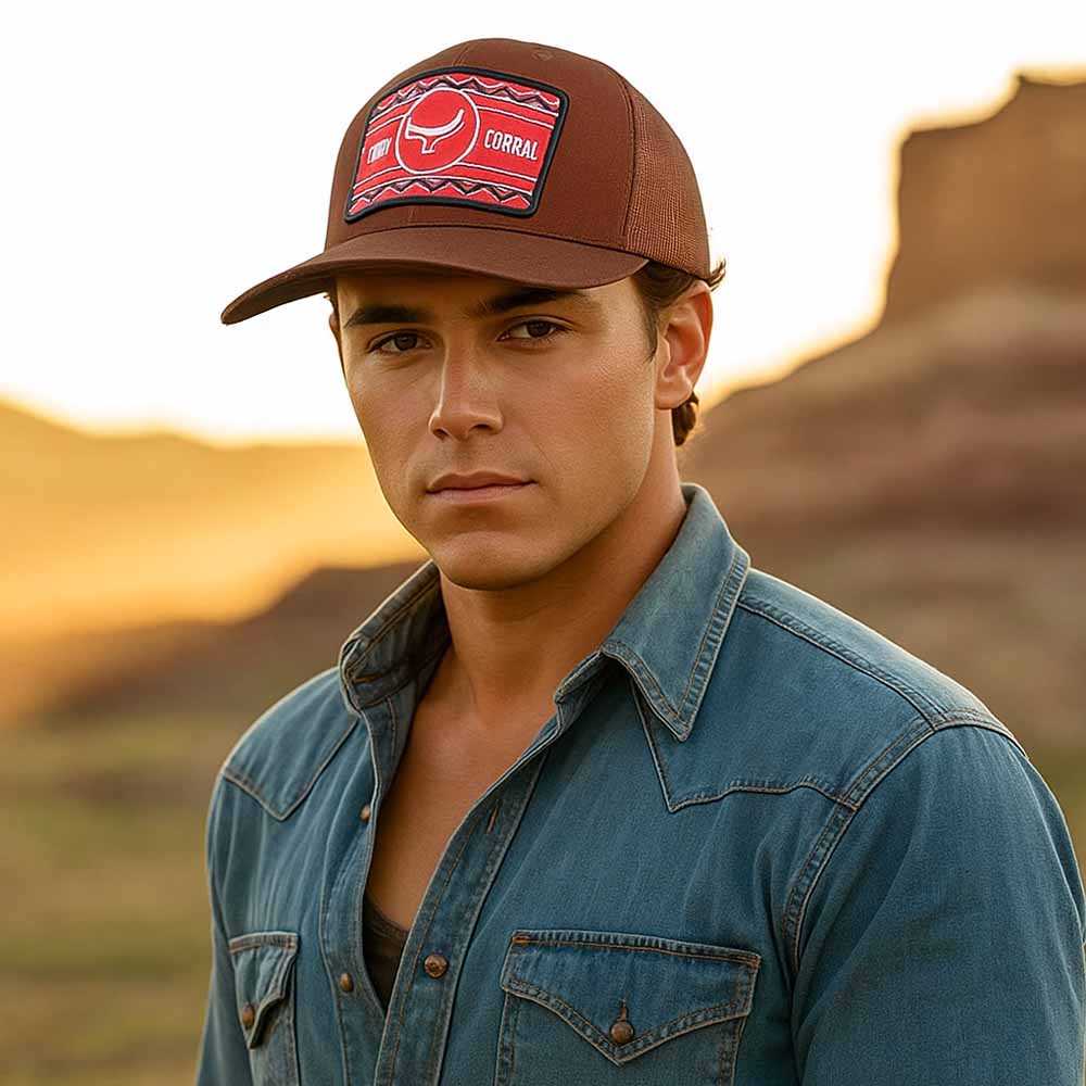 Gorra Vaquera Ranch & Corral Original Estilo Western Cowboy