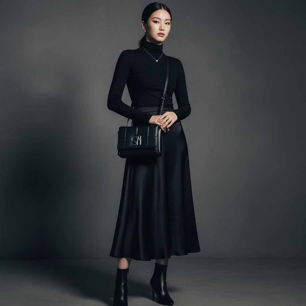 Steve Madden Crossbody Negro + Strap Extra + Monedero